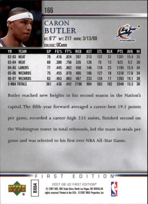 2007-08 Upper Deck First Edition Basketball YOU PICK - Picture 331 of 454