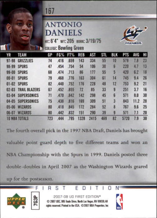 2007-08 Upper Deck First Edition Basketball YOU PICK - Picture 333 of 454
