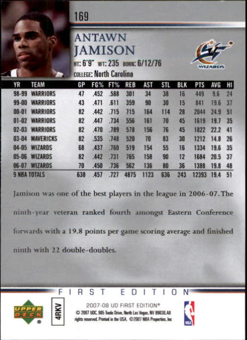2007-08 Upper Deck First Edition Basketball YOU PICK - Picture 337 of 454
