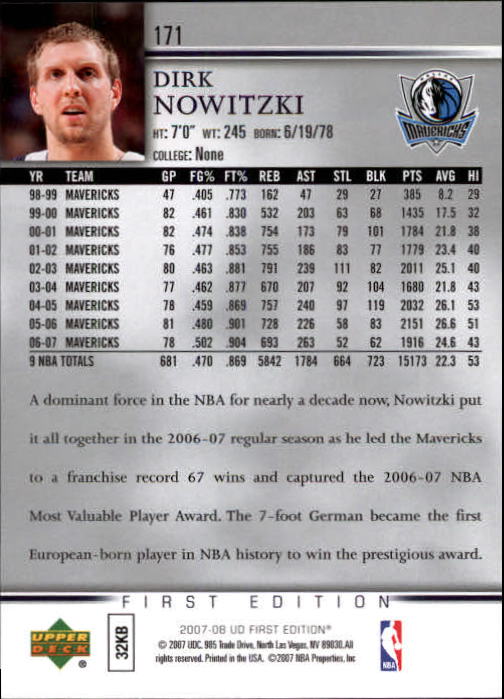 2007-08 Upper Deck First Edition Basketball YOU PICK - Picture 341 of 454