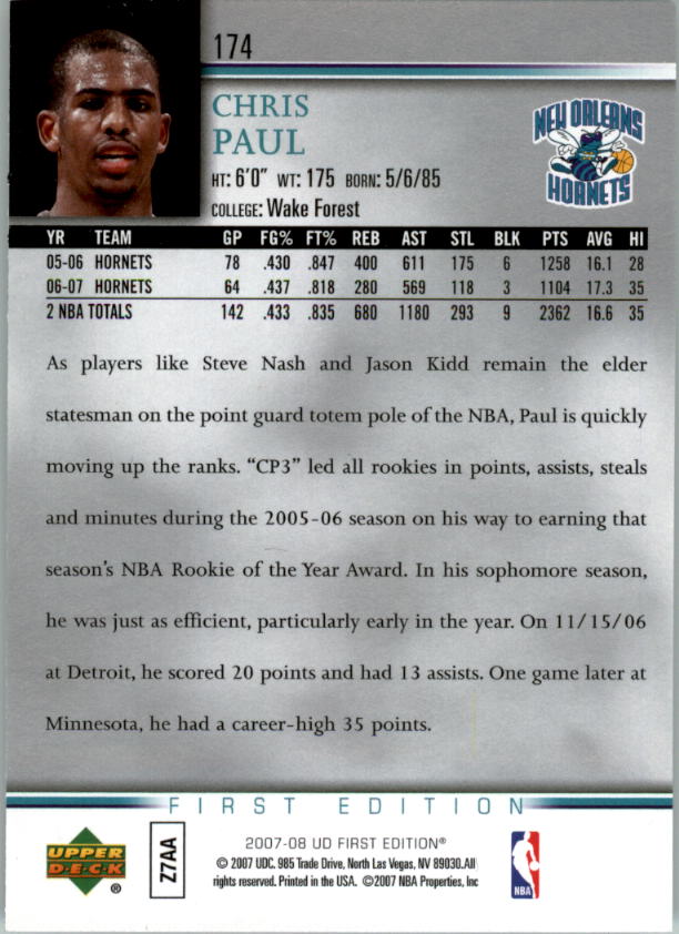 2007-08 Upper Deck First Edition Basketball YOU PICK - Picture 347 of 454