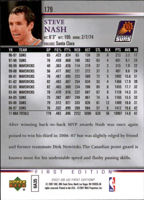 2007-08 Upper Deck First Edition Basketball YOU PICK - Picture 357 of 454