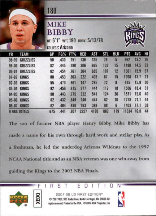 2007-08 Upper Deck First Edition Basketball YOU PICK - Picture 359 of 454