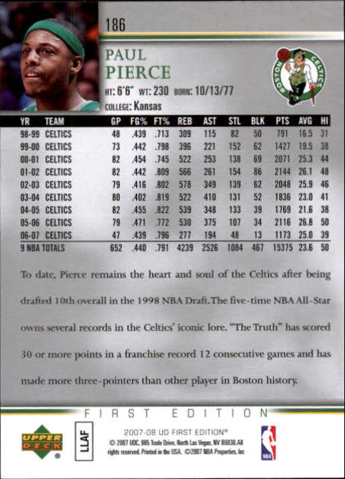 2007-08 Upper Deck First Edition Basketball YOU PICK - Picture 371 of 454