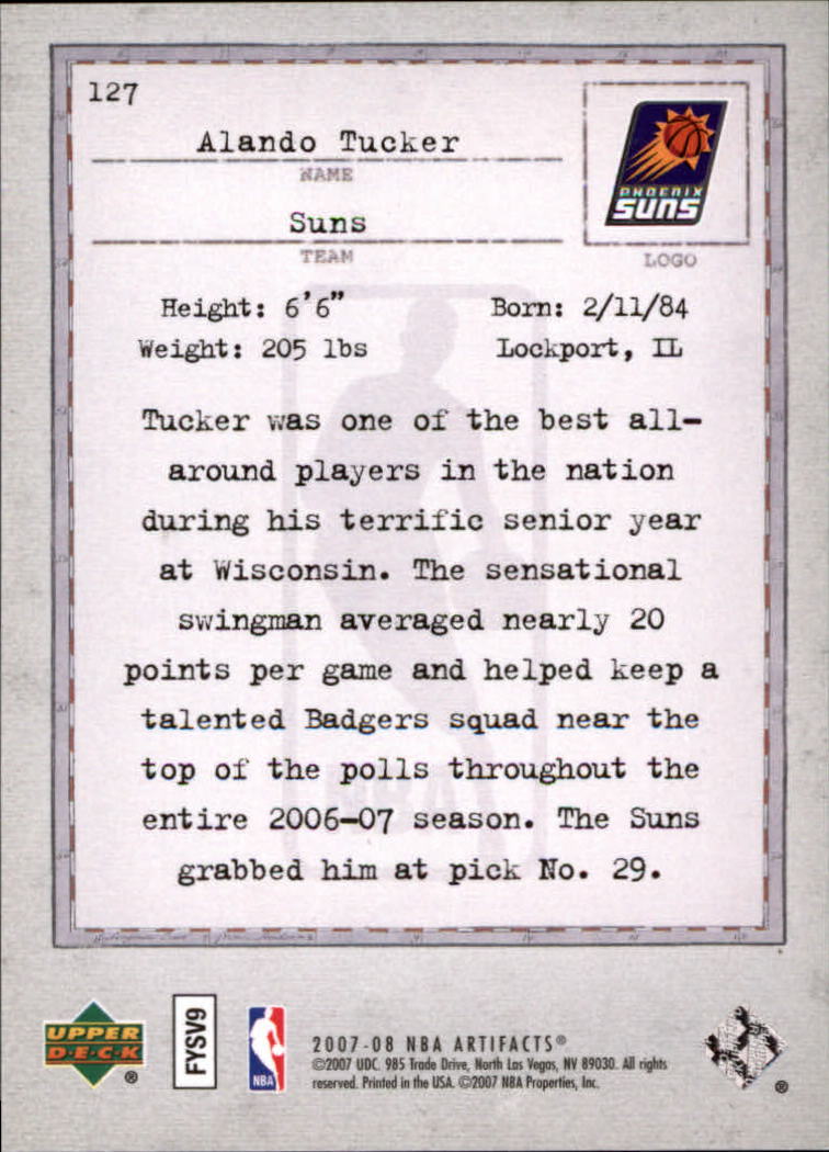 2007/2008 Artifacts (Upper Deck) Basketball - Picture 71 of 108