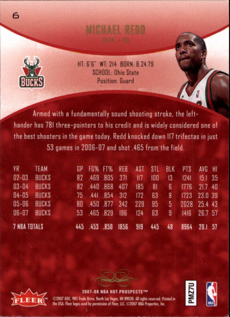 2007/2008 Fleer Hot Prospects Basketball "Main Set" Base Cards - Picture 9 of 112