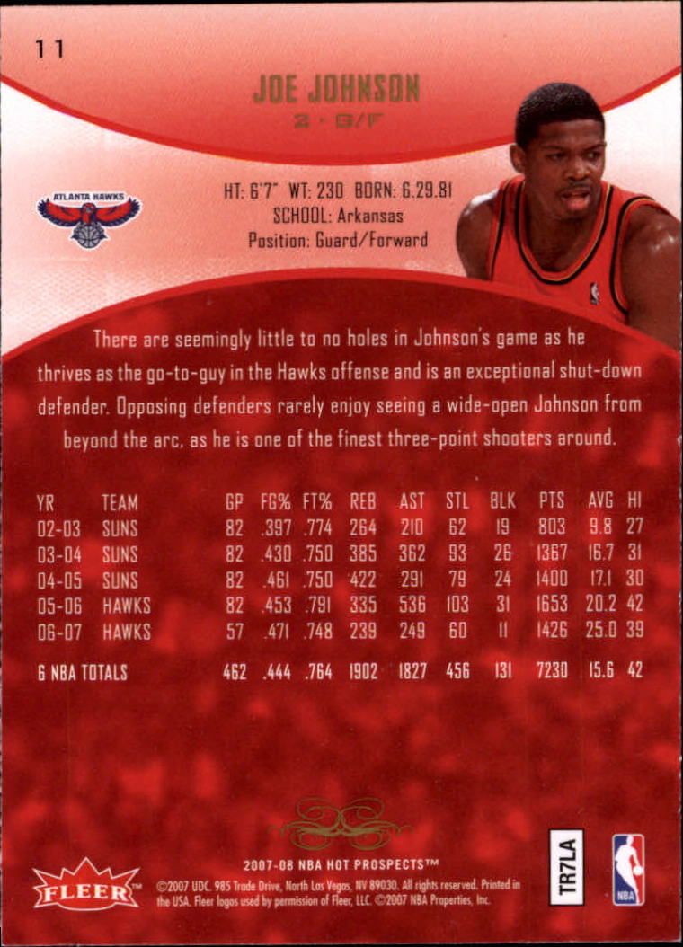 2007/2008 Fleer Hot Prospects Basketball "Main Set" Base Cards - Picture 15 of 112