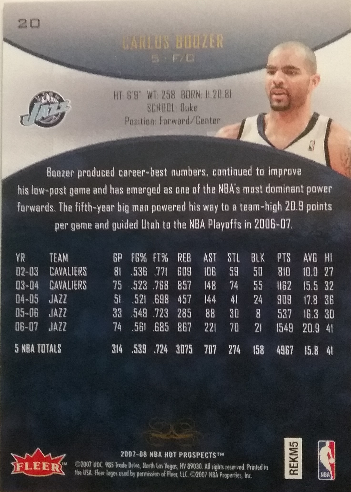 2007/2008 Fleer Hot Prospects Basketball "Main Set" Base Cards - Picture 33 of 112