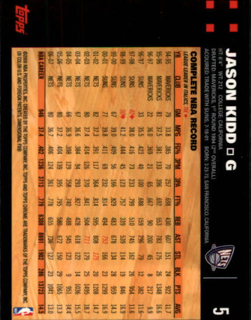 2007-08 Topps Chrome Basketball "Main Set" Cards #1 to #159 Rookies and Veterans - Picture 7 of 267