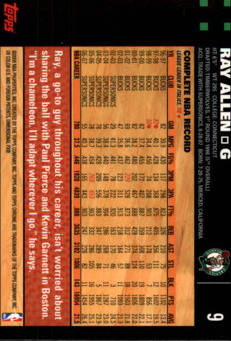2007-08 Topps Chrome Basketball "Main Set" Cards #1 to #159 Rookies and Veterans - Picture 15 of 267