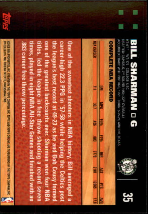 2007-08 Topps Chrome Basketball "Main Set" Cards #1 to #159 Rookies and Veterans - Picture 47 of 267
