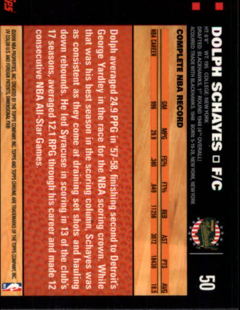 2007-08 Topps Chrome Basketball "Main Set" Cards #1 to #159 Rookies and Veterans - Picture 69 of 267
