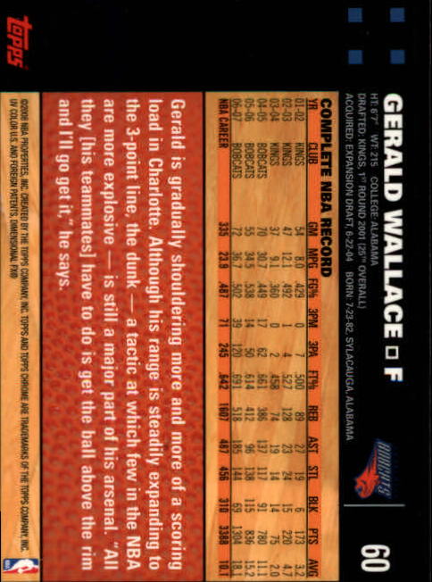 2007-08 Topps Chrome Basketball "Main Set" Cards #1 to #159 Rookies and Veterans - Picture 89 of 267