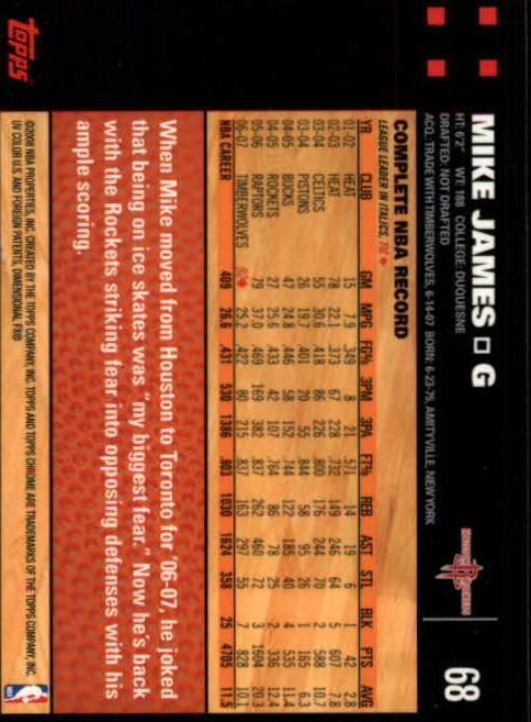 2007-08 Topps Chrome Basketball "Main Set" Cards #1 to #159 Rookies and Veterans - Picture 105 of 267