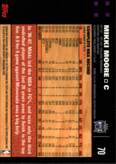 2007-08 Topps Chrome Basketball "Main Set" Cards #1 to #159 Rookies and Veterans - Picture 109 of 267