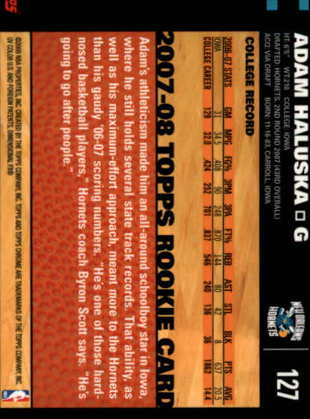 2007-08 Topps Chrome Basketball "Main Set" Cards #1 to #159 Rookies and Veterans - Picture 209 of 267