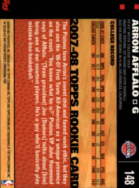 2007-08 Topps Chrome Basketball "Main Set" Cards #1 to #159 Rookies and Veterans - Picture 245 of 267