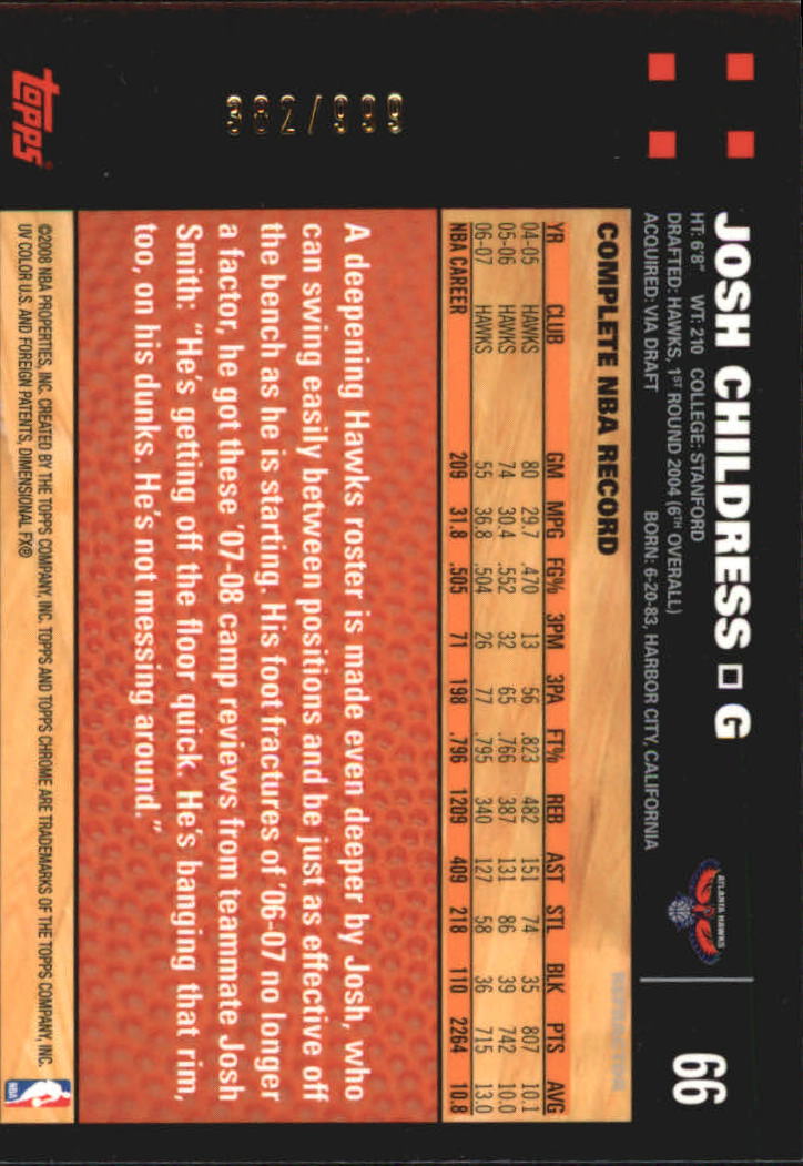 Inserto "Rifrattori" Topps Chrome Basketball 2007-08 e schede parallele - Foto 25 di 169
