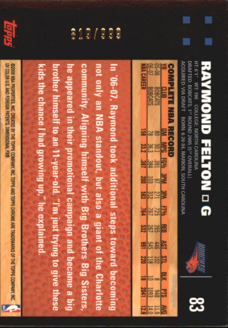 Inserto "Rifrattori" Topps Chrome Basketball 2007-08 e schede parallele - Foto 43 di 169