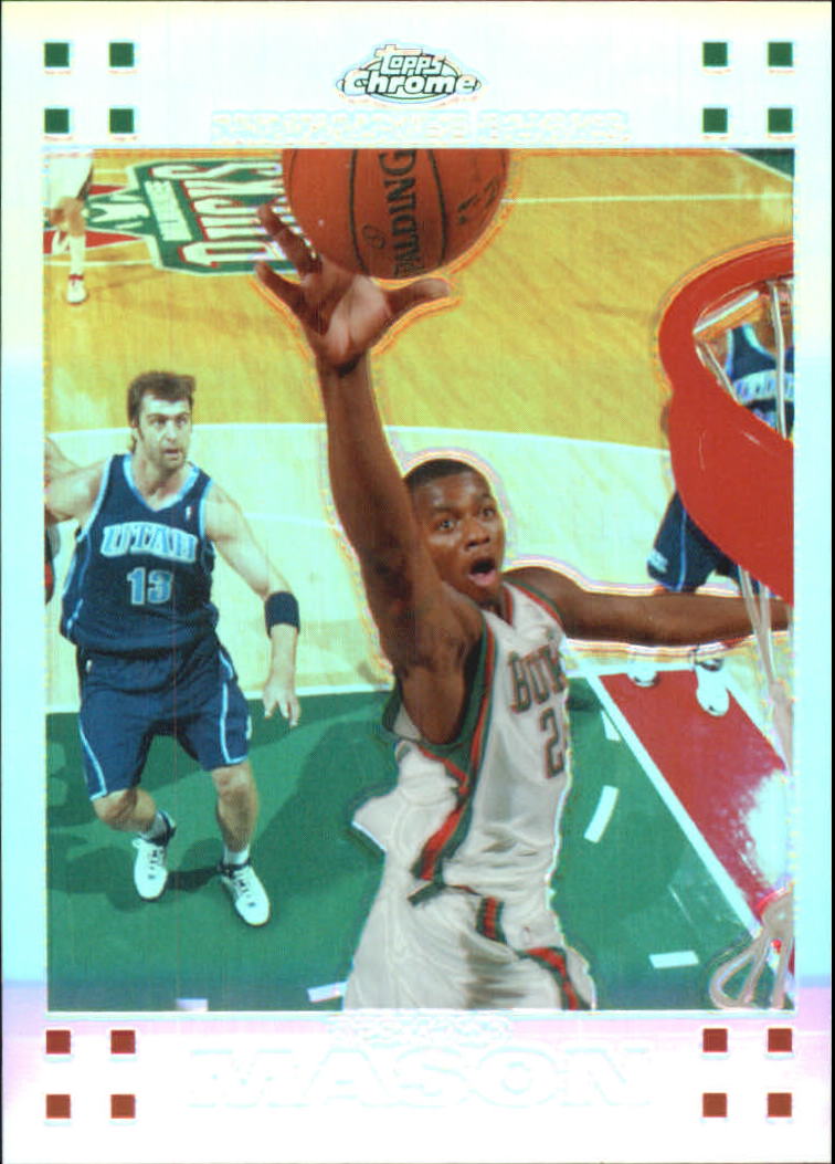 Inserto "Rifrattori" Topps Chrome Basketball 2007-08 e schede parallele - Foto 50 di 169