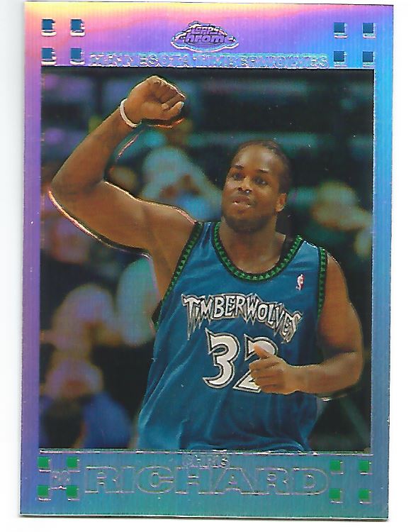 Inserto "Rifrattori" Topps Chrome Basketball 2007-08 e schede parallele - Foto 60 di 169