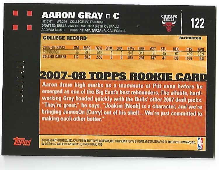 Inserto "Rifrattori" Topps Chrome Basketball 2007-08 e schede parallele - Foto 75 di 169