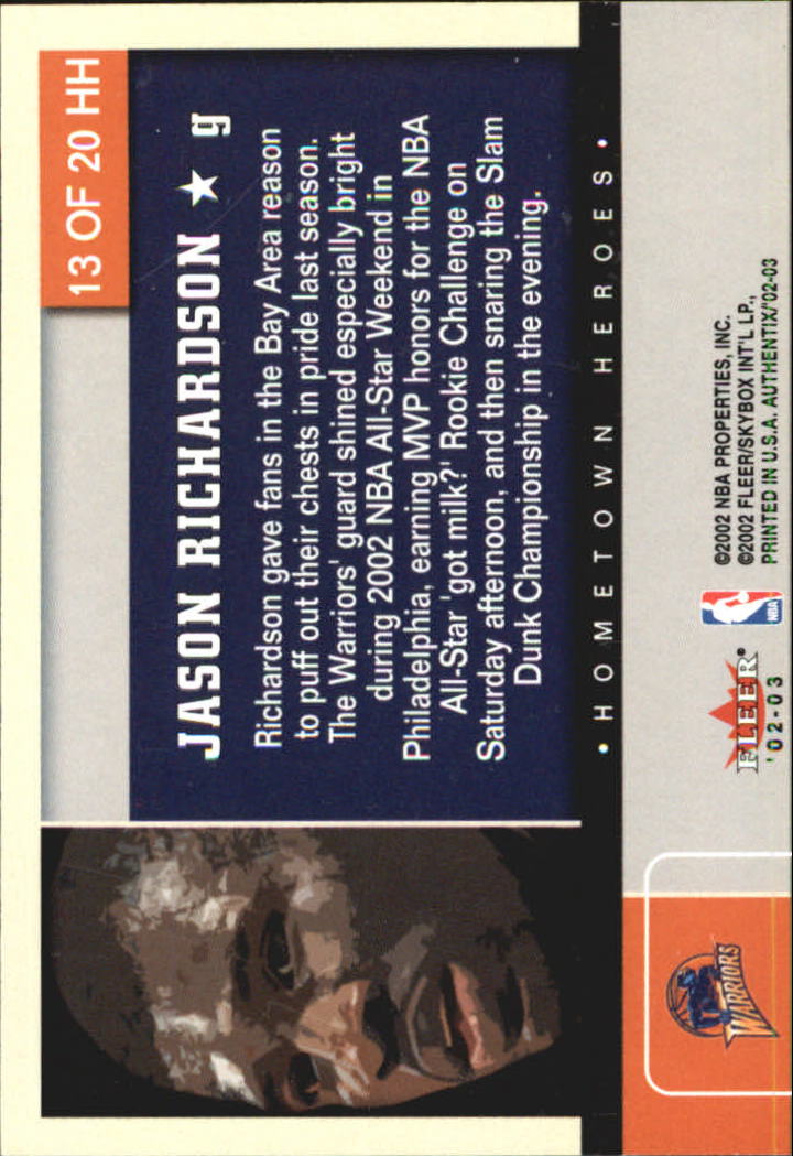 2002/2003 Fleer Authentix Basketball - Picture 63 of 68