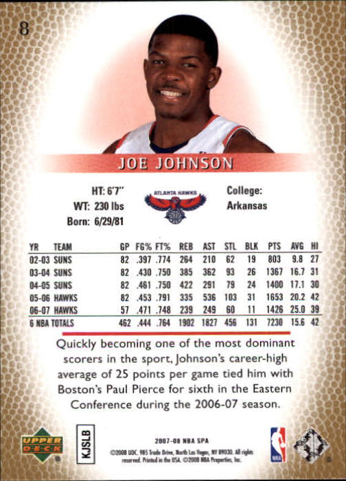 2007/2008 SP Authentic (Upper Deck) Basketball - Picture 17 of 269