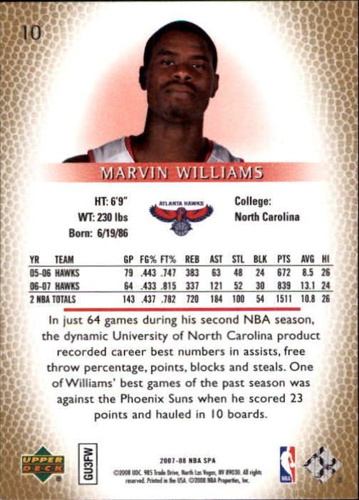 2007/2008 SP Authentic (Upper Deck) Basketball - Picture 21 of 269