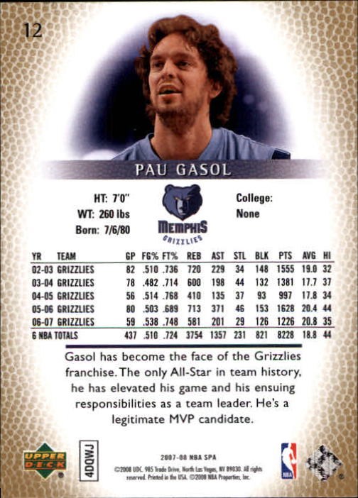 2007/2008 SP Authentic (Upper Deck) Basketball - Picture 25 of 269