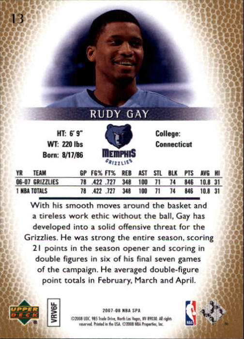 2007/2008 SP Authentic (Upper Deck) Basketball - Picture 27 of 269