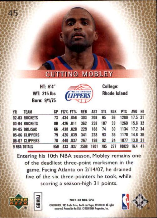 2007/2008 SP Authentic (Upper Deck) Basketball - Picture 91 of 269