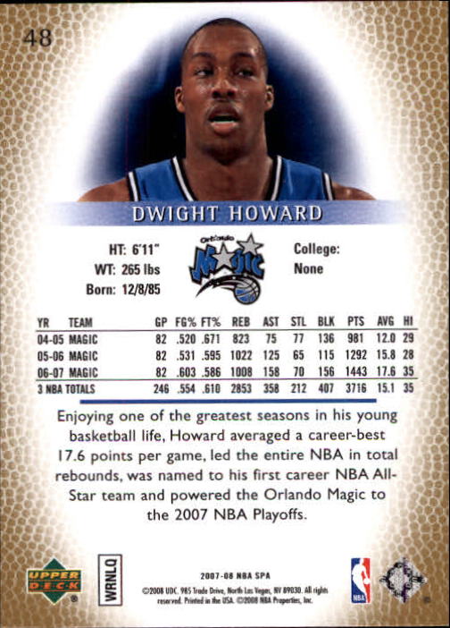 2007/2008 SP Authentic (Upper Deck) Basketball - Picture 97 of 269
