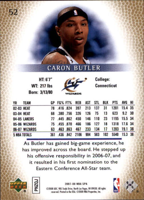2007/2008 SP Authentic (Upper Deck) Basketball - Picture 105 of 269
