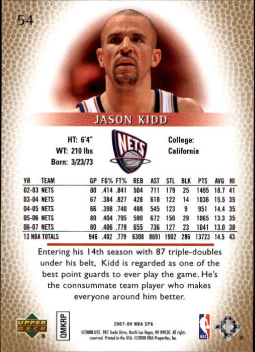 2007/2008 SP Authentic (Upper Deck) Basketball - Picture 109 of 269