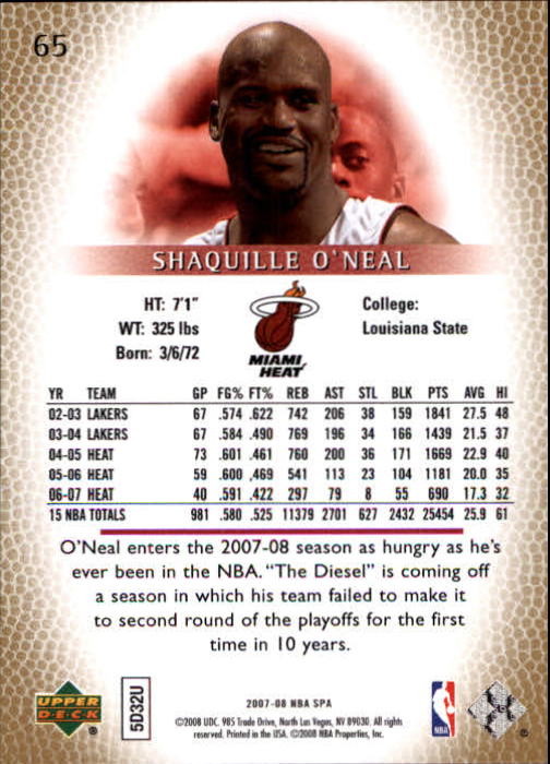 2007/2008 SP Authentic (Upper Deck) Basketball - Picture 131 of 269