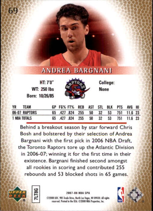 2007/2008 SP Authentic (Upper Deck) Basketball - Picture 139 of 269