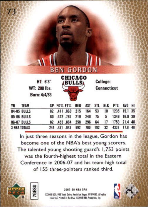 2007/2008 SP Authentic (Upper Deck) Basketball - Picture 147 of 269