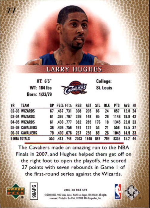 2007/2008 SP Authentic (Upper Deck) Basketball - Picture 155 of 269