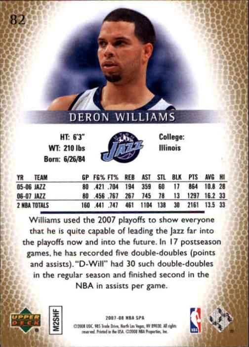 2007/2008 SP Authentic (Upper Deck) Basketball - Picture 165 of 269