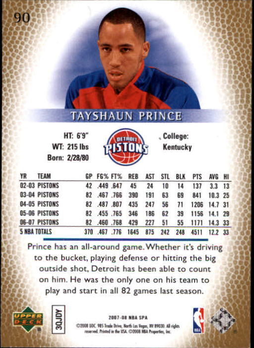 2007/2008 SP Authentic (Upper Deck) Basketball - Picture 181 of 269