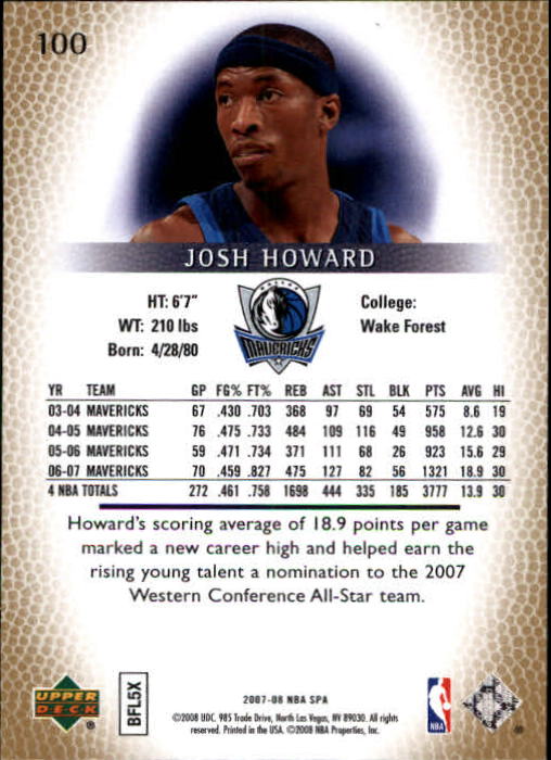2007/2008 SP Authentic (Upper Deck) Basketball - Picture 201 of 269