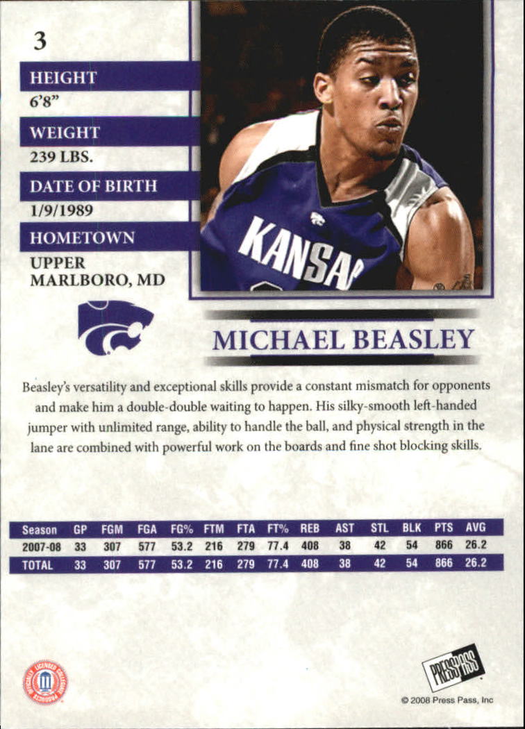 2008 Press Pass Basketball "Main Set" Base Cards #1 to #65 - Picture 7 of 115