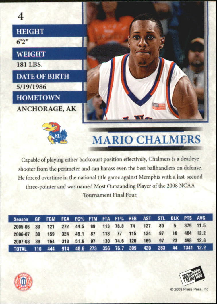 2008 Press Pass Basketball "Main Set" Base Cards #1 to #65 - Picture 9 of 115