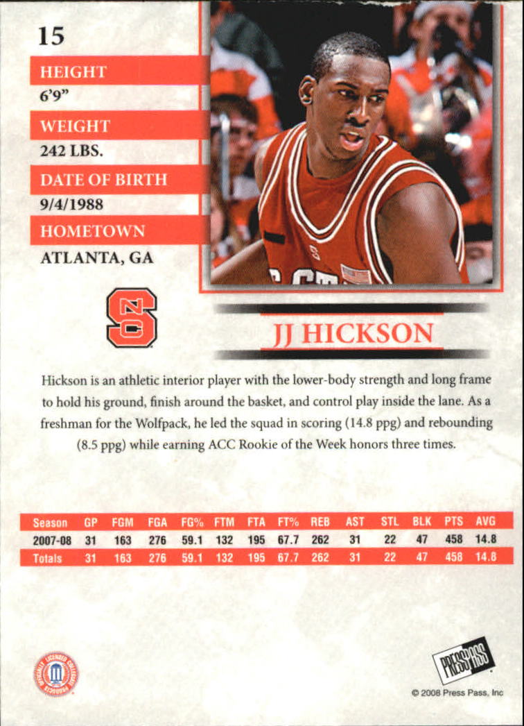 2008 Press Pass Basketball "Main Set" Base Cards #1 to #65 - Picture 27 of 115