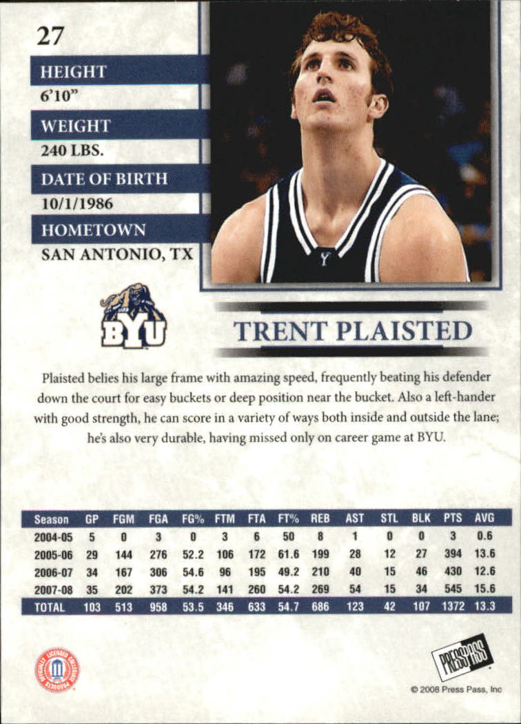 2008 Press Pass Basketball "Main Set" Base Cards #1 to #65 - Picture 47 of 115