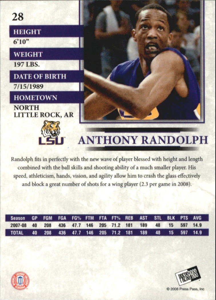 2008 Press Pass Basketball "Main Set" Base Cards #1 to #65 - Picture 49 of 115