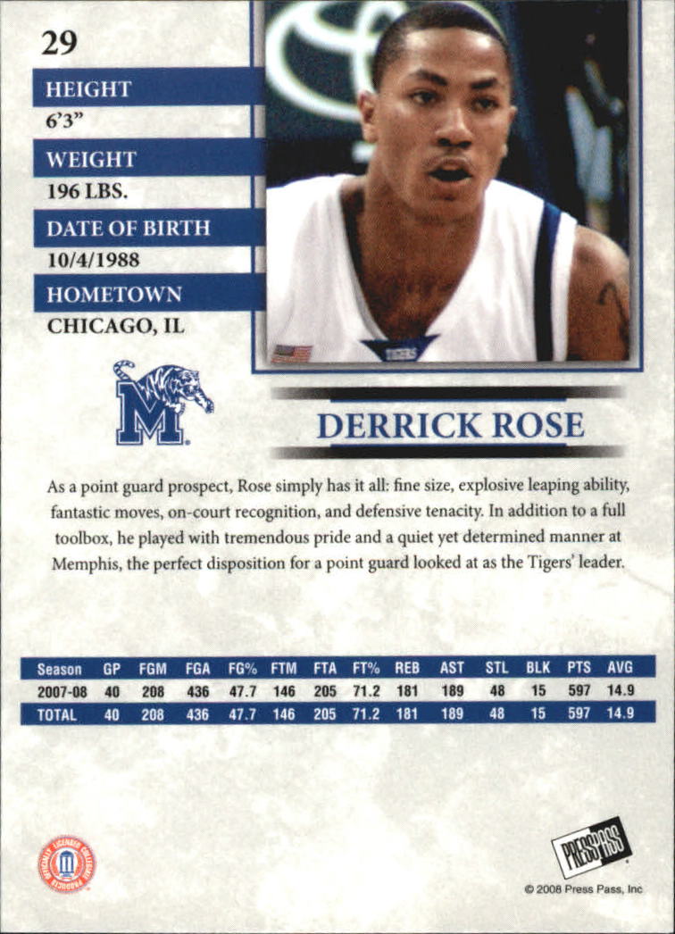 2008 Press Pass Basketball "Main Set" Base Cards #1 to #65 - Picture 51 of 115