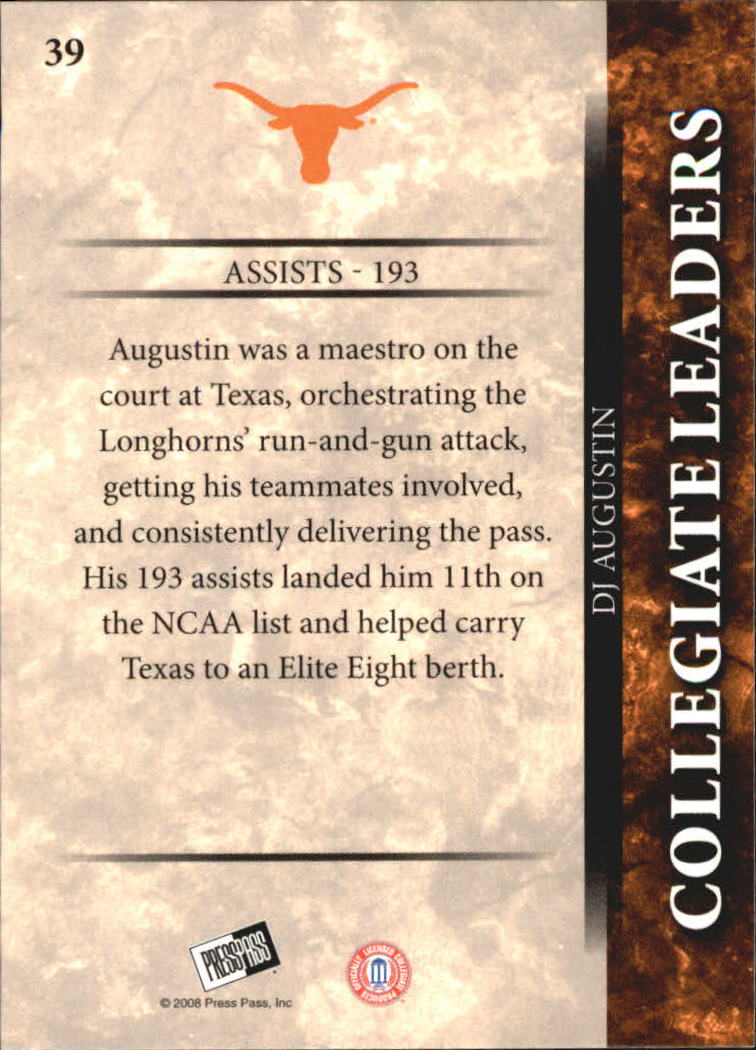 2008 Press Pass Basketball "Main Set" Base Cards #1 to #65 - Picture 71 of 115