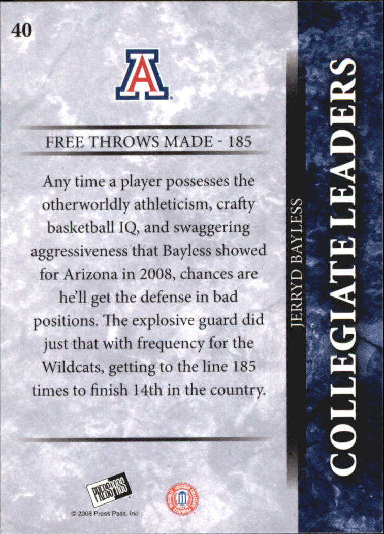 2008 Press Pass Basketball "Main Set" Base Cards #1 to #65 - Picture 73 of 115